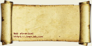 Danica Zobenica vizit kartica